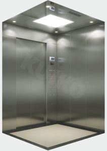 Kjx-Z02hairline Stainless Steel Passenger Elevator Residential